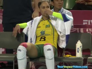 Brazilian volleyball players cameltoes and sexy  asses-5