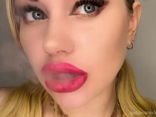 Mistress Misha Goldy – ASMR and Mindfucking Smoking JOI Draining.-0