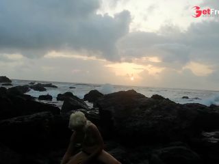 [GetFreeDays.com] Nudists Slutty Blonde Babe in Nature after Sunrise Hike Travel Porn Clip December 2022-8