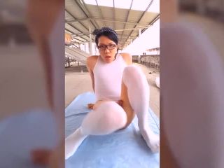 Chinese Femboy Outdoor Spraying Sperm-8