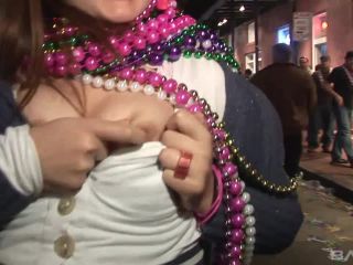 Mardi Gras Footage Features Hot Amateurs Flashing Their Boobs In Public Public-4