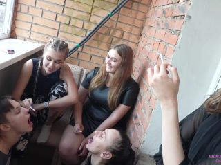 LICKING GIRLS FEET: "ALSU, NICOLE AND KATE - TIME FOR A SMOKE BREAK" (4K) (2023) (RUSSIAN LESBIAN DOMINATION)-1