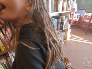 Dared to Fuck in Library! - very Public Sex-4