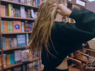Dared to Fuck in Library! - very Public Sex-7
