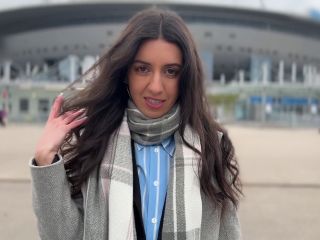 Fucked A Football Fan In A Public Stadium Toilet And Filled Her Face With Cum  Public Cumwalk 1080p-0