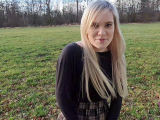 MyDirtyHobby presents LovlyLuna in Cute Teen Public Outdoor Sex public -0