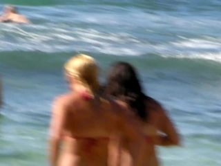 Slutty girl hiding her pussy on the beach-9