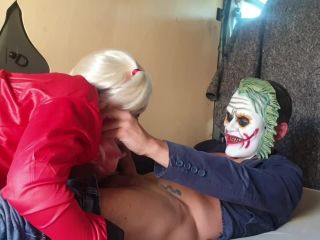 free porn clip 4 Harley Quinn makes a Footjob to the Joker, car crush fetish on fetish porn -3