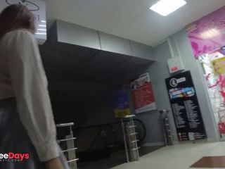 [GetFreeDays.com] POV red-haired slut shows a plug in her ass and sucks in a supermarket. Sex Clip November 2022-9