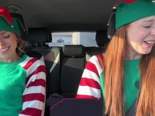 Nadia Foxx  Serenity Cox As Horny Elves Cumming In Drive Thru With Remote Controlled Vibrators  4K 1080p-4