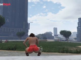 [GetFreeDays.com] GTA V Nude Mod Installed Game Play Part 05 GTA 5 Missions Story Mode Adult Leak July 2023-9