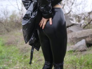 online adult video 32 Shiny Leather Heaven aka Leather Love – Oddess Katya Oiling Latex and Walk in Public Place | pvc-vinyl | fetish porn femdom ball whipping-1