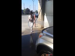 [GetFreeDays.com] Wifes risky topless carwash Porn Leak October 2022-9