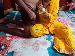 [GetFreeDays.com] Indian new Bridal bhabhi most Blowjob fucking with step brother Porn Film July 2023-3