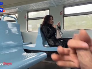 [GetFreeDays.com] Public Handjob on a train Ends in a Blowjob from a Stranger - Public Cumwalk Sex Leak March 2023-0