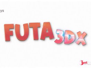 [GetFreeDays.com] Futa3DX - Purple Haired Babe Gives Futa Blonde A Good Footjob Sex Leak June 2023-9