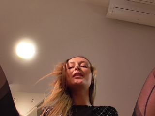 Clarissa  Nylon Legs POV Spitting Verbal Humiliation-1