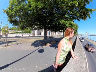 adult video 4 TsukiGamerGirl – Cumwalk on the Danube promenade, bug crush fetish on femdom porn -5