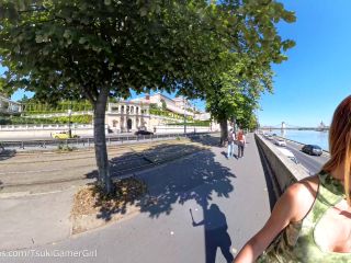 adult video 4 TsukiGamerGirl – Cumwalk on the Danube promenade, bug crush fetish on femdom porn -9