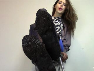 video 27 free femdom Miss Melissa - No More Food For Boot Slave, boot domination on fetish porn-2