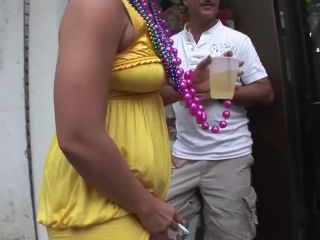 Hot Chick and Naked in Public on Key West SmallTits!-5