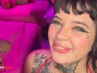 [GetFreeDays.com] BIG TIT TATTOOED BABE GOTH ANGEL SUMMER GETS DOUBLE DICKED TEAM BY HER ROOM MATE and HIS BEST FRIEND Sex Film March 2023-9