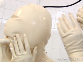 7897 Rubber Pussy Examination, Inflatable Hood Dressing 2-7