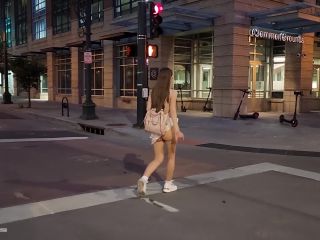 online adult video 6 LilyMaeExhib – An Evening in Town | flashtits | public young femdom-5