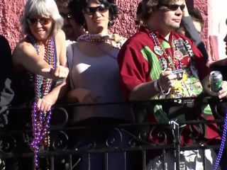 Mardi Gras Chicks Flashing in the  Streets-0