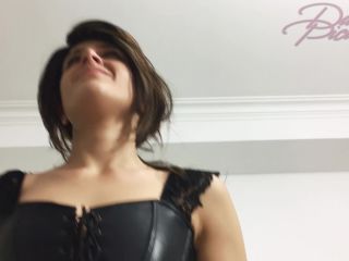 online clip 34 Dani Picas - leather corset cock riding on fetish porn sph femdom-7