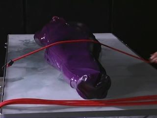 Submissive Latex Paid Tied Up And Beaten Muscle!-5