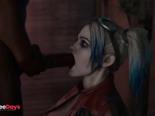 [GetFreeDays.com] Harley Quinn Deep Thorating A BBC And Gets A Big Throatpie Adult Stream November 2022-3