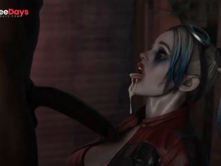 [GetFreeDays.com] Harley Quinn Deep Thorating A BBC And Gets A Big Throatpie Adult Stream November 2022-4