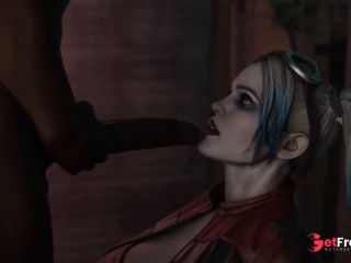 [GetFreeDays.com] Harley Quinn Deep Thorating A BBC And Gets A Big Throatpie Adult Stream November 2022-7