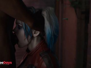 [GetFreeDays.com] Harley Quinn Deep Thorating A BBC And Gets A Big Throatpie Adult Stream November 2022-9