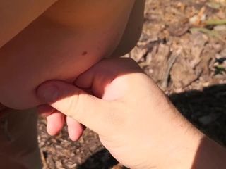 free porn clip 43 dirty feet femdom Squeeze and slap my tits near a public road, outdoor on femdom porn-6