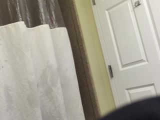 Spying on unforgettable black sister in bathroom-9