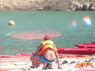 Lady Dee Fucks Her Kayaking Guide On A Blanket By The Lake-0