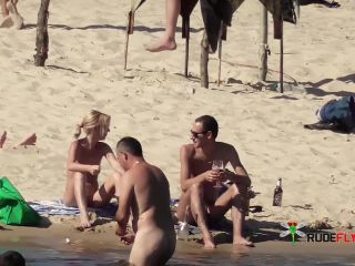 Great day on a naturist strand in Estepona,  Spain.-5