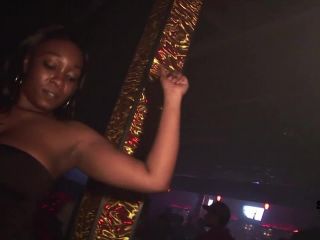 Ebony Club Girl Flashing in Ybor City Black!-4