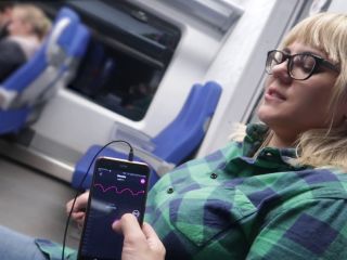 Remote Control My Orgasm In The Train  Public Female Orgasm 1080p-5