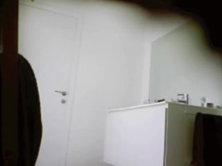 Busty teen spied in bathroom-2