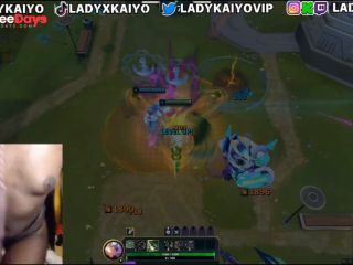 [GetFreeDays.com] Topless Ebony slut plays League of Legends Swarm Gamemode Adult Video July 2023-0