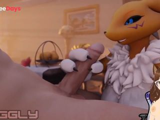 [GetFreeDays.com] Renamon offers her ass to be impregnated by a human Pregnant Furry animation - Jazziuu Sex Leak July 2023-2