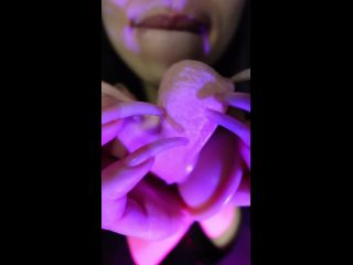 Lananguyen - Long Natural Nails And My Tongue Lick Dildo -  (UltraHD 2024) New Porn-3
