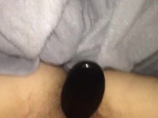 Very hairy pussy teen masturbating with hairbrush on cam-8