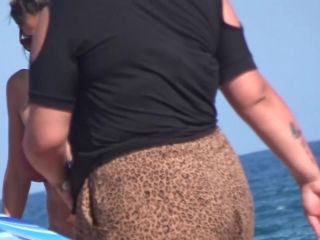 Biggest boobs on the  beach-0