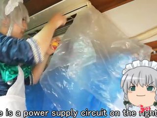 [GetFreeDays.com] Sakuya cleaning an air conditionerTouhou cosplay Porn Video February 2023-3