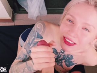 RedFox XXX - Public POV BJ On Balcony Neighbors Were Delighted , babe fucked sex on babe -6