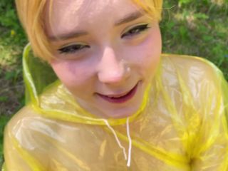 Sweetie Fox 021 - Baby In Pvc Raincoat Sucks An Swallow-3